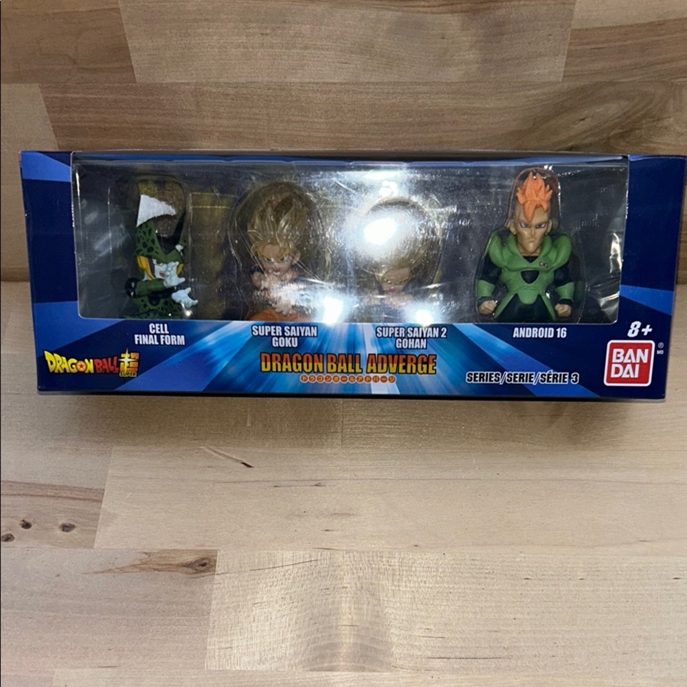 Bandai Dragon Ball Adverge Series 3 Figure Set Goku Gohan Cell Android 16 86613